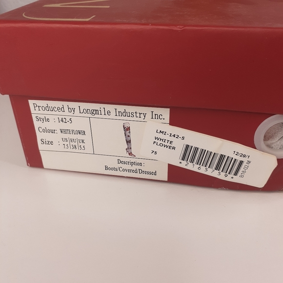 New over the knee mackin j printed boots size 7.5 - Picture 8 of 8